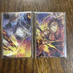 ufotableウェブショップくじ　クリアカード　童磨　しのぶ