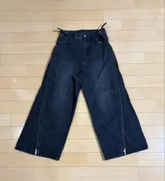 GRANCY グランシー y2k ジッパー ワイド デニム パンツ M w78 GRANCY グランシー y2k ジッパー ワイド デニム パンツ M w78 - メルカリ