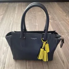 COACH ネイビー ハンドバッグ レガシー