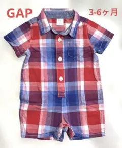 GAP（ギャップ）ベビー用ロンパース　チェック柄　半袖