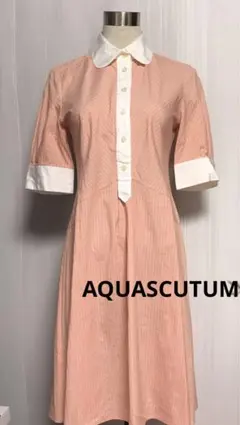 アクアスキュータム　Aquascutum 未使用　シャツワンピース　コットン系のサムネイル
