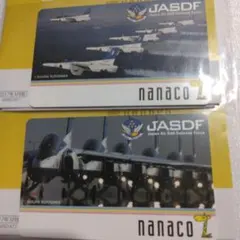 ブルーインパルス　JASDF nanacoカード２枚組　未使用、未開封、未登録