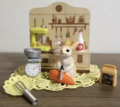 うさぎのミニチュアキッチンセット　イースター・インテリア
