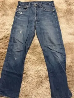 Levi's 501 ブルーストレートデニムパンツ