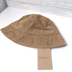新品 Birthday room コーデュロイ バケットハット freeベージュ