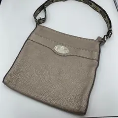 A.D.M.J. クロコ型押し/アールデコモチーフデイリークロスボディ