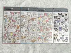 大人の図鑑シール マイメロディ シナモロール リトルツインスターズ クロミ