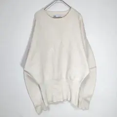 【訳あり】ZARA ザラ ドルマンスリーブ ニット L オフホワイト リメイク用