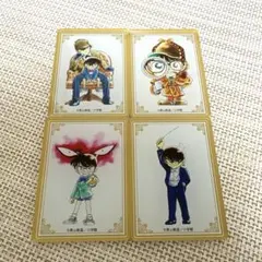 美品 コナン展 限定 アクリルマグネット 江戸川コナン 4点