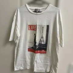 LIFE マガジン フォトプリント Tシャツ ホワイト 46