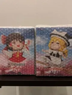 東方Project ゆっくり風デフォルメフィギュア 霧雨魔理沙 博麗霊夢 セット