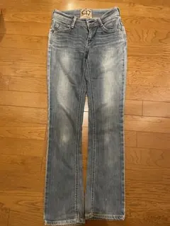 C17 ライトブルー ストレートデニム　サイズ27×31