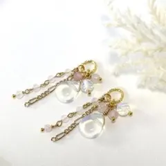 天然石チャーム　ハンドメイドチャーム ピアスチャーム　C573