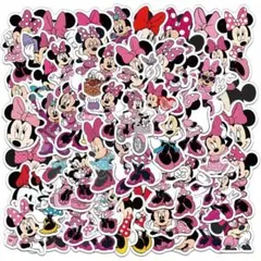 ☆ミニーマウス　 ステッカー　ディズニー　50枚　★スマホ、PC、iphone