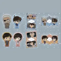 高木渉　佐藤美和子　江戸川コナン　黒田兵衛　SDダイカットステッカーセット4