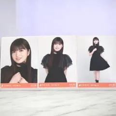 乃木坂46 生写真 小川彩 バラモチーフ 3種 コンプ