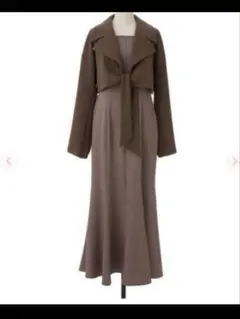 リリアンカラット　ショートジャケット＆キャミワンピースセット