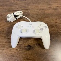 Wii　クラシックコントローラー　白