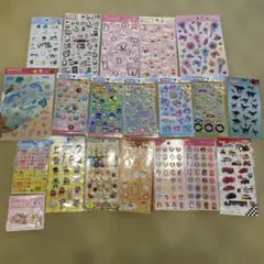 【セット売り！】サンリオ等　キャラクター シールセット 20枚売り
