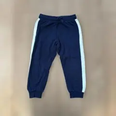 H&M サイドライン スウェットパンツ ネイビー 105cm