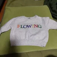 mirror bae. FLOWINGトレーナー 80サイズ