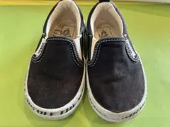 Vans ブラック スリッポンシューズ