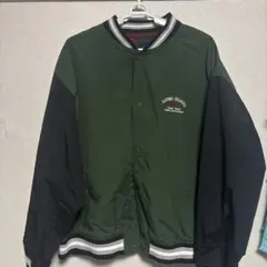 BACK NUMBER スタジャン X-LARGE グリーン/ブラック