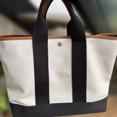 トプカピ　スコッチグレインフェイクレザーA4トートバッグ