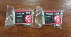 エプソン 純正 インクカートリッジ 62 マゼンタ 2個セット