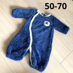 チャンピオン　ロンパース　長袖　フリース　ボア　50 60 70 あったか