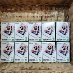 FUJIFILM instax mini インスタントフィルム 10パックセット