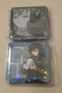 鬼滅の刃　モクテルバー　ロト第2弾　グリッター缶バッジ　冨岡義勇