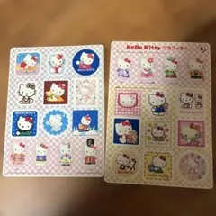 レトロ　平成　Hello Kitty キャラクターシール 2シートセット