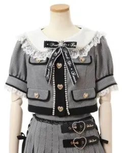 リズリサ メッセージリボンブラウスジャケット