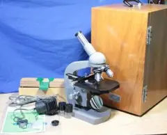 オリンパス　顕微鏡　モデルｋ　美品　実習研究用生物顕微鏡