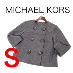 E7152◾️マイケルコース　ノーカラー　ダブルボタン　ジャケット　入園入学