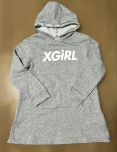 ロゴ パーカー スウェット ワンピース140 エックスガールステージス