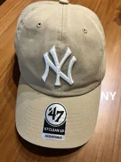 47 CLEAN UP New York Yankees キャップ　ベージュのサムネイル