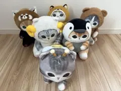 動物モフサンドぬいぐるみ 6体セット
