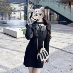 チェックワンピース　GRL