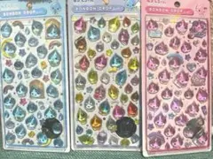 正規品 しずくちゃん　ボンボンドロップシール　大　3枚セット