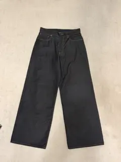 SIMPLICITE メンズ ワイドデニムパンツ