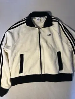 adidas originalコーデュロイトラックジャケット ホワイト