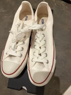 【新品・未使用】コンバース オールスター OX オプティカルホワイト 25cm