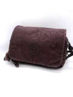 【14309】★美品★ KIPLING キプリング ショルダーバッグ パープル