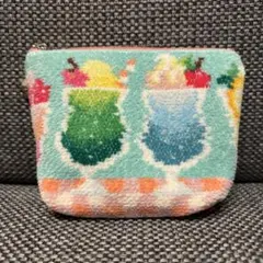 FEILER フェイラー　ラブラリーパーラー　ポーチ　クリームソーダ