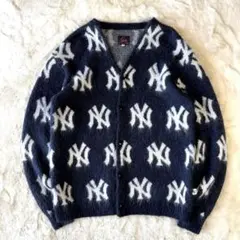 NEEDLES ニードルス　L モヘア　カーディガン　総柄　NLB￼ ヤンキースのサムネイル