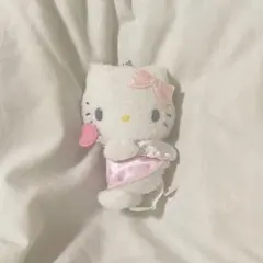 ハローキティ 夢みるエンジェルシリーズ マスコット ぬいぐるみキーホルダー