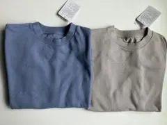 新品　長袖クルーネックカットソー2枚セット