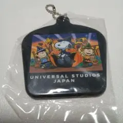 【USJ限定】スヌーピー ハロウィン ストラップ キーチェーン 黒 ピーナッツ